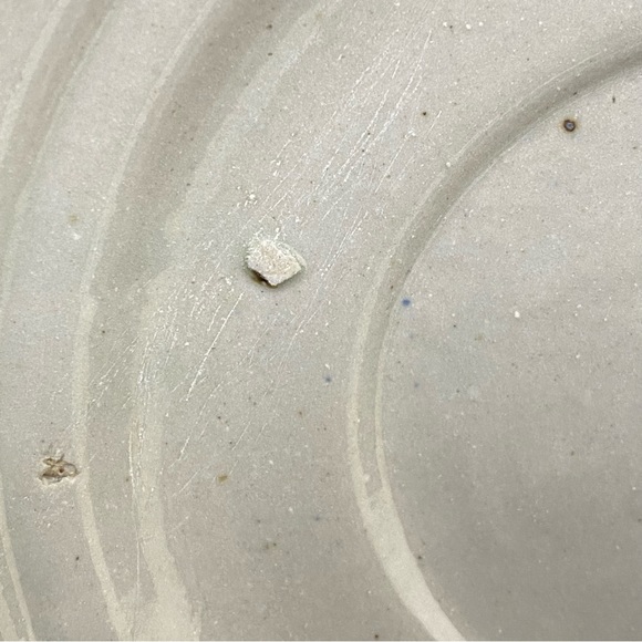 Vintage EUC Set of 6, Rustic Farmhouse Ceramic Gray/Blue Floral Cups and Saucers - Picture 16 of 17